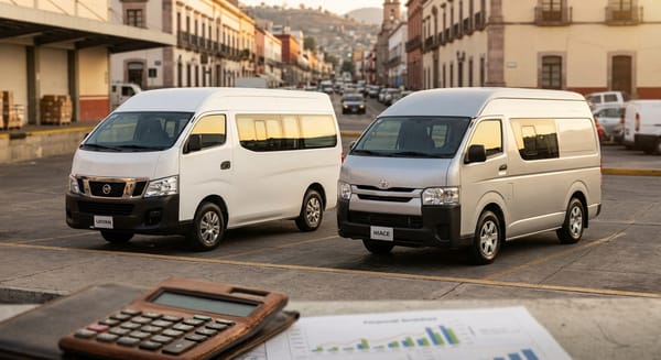 Nissan Urvan vs. Toyota Hiace 2026: ¿Cuál es más rentable para tu negocio en México?