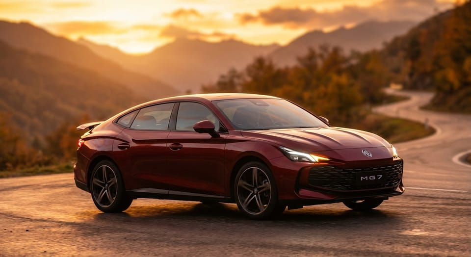 MG MG7 2026: El Fastback con Alerón Activo y Transmisión de 9 Velocidades que Democratiza la Tecnología Deportiva